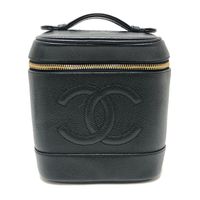 CHANEL 647**** CC Coco Mark Vertical Vanity Bag Handbag