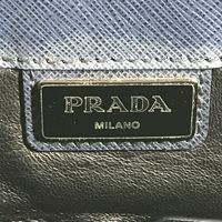 PRADA Triangle Plate Business Bag