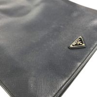 PRADA Triangle Plate Business Bag