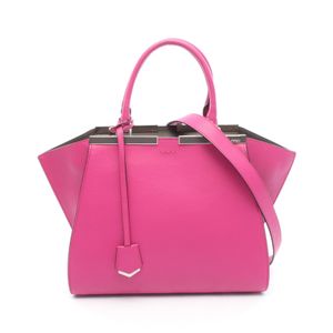 [二手] 芬迪FENDI手提包 Trois Jours 2WAY 玫瑰皮革 Trois Jours 大號 女士二手 A