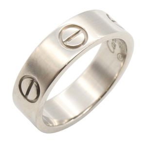 [Pre-owned] Cartier Love Ring B4084700 K18WG (White Gold) Unisex Used A