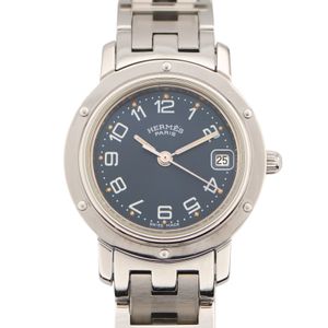 [Used] Hermes HERMES Watch Clipper CL4.210 Blue Stainless Steel Clipper Women's Used A