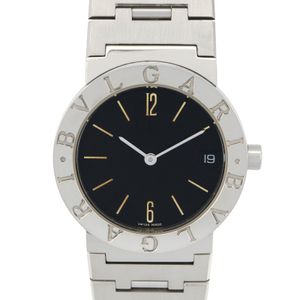 [Used] Bulgari BVLGARI Watch Bulgari Bulgari Boys BB30SSD Black Stainless Steel Bulgari Bulgari Boys Used A