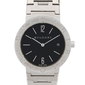 [Used] Bulgari BVLGARI Watch Bulgari Bulgari Boys BB33SS Black Stainless Steel Bulgari Bulgari Boys Used A