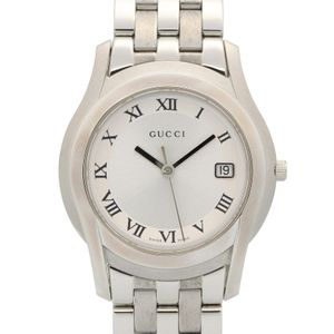 【二手】Gucci GUCCI G-Class 5500M 銀色不鏽鋼男士腕錶