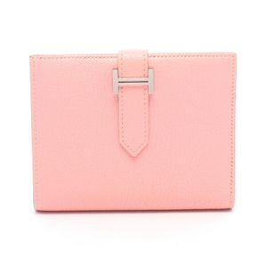 [Used] Hermes HERMES Bi-fold Wallet Bearn Compact Rose Confetti Rose Confetti Other Bearn Compact Rose Confetti Women's