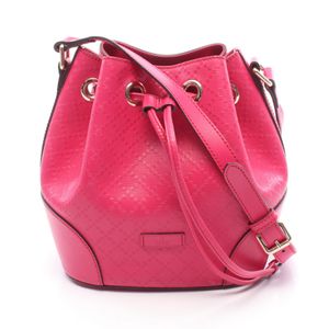 [중고] Gucci 구찌 숄더백 브라이트 디아만테 354229 핑크 PVC 코팅 캔버스 레더 숄더백 여성용 Used B