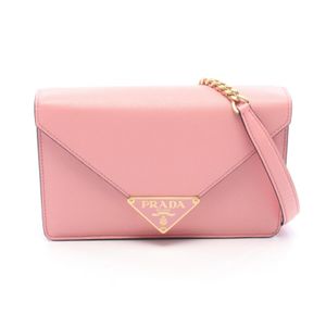 【二手】Prada PRADA 單肩包 1BD318NZVF0442 皮革鏈條單肩包 女士 全新