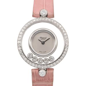 [Used] Chopard Happy Diamonds Watch 20/3926 Silver K18WG (White Gold) Diamond Happy Diamonds Ladies Used A