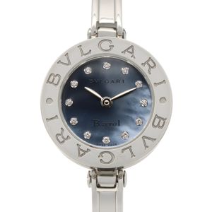 [Used] Bulgari BVLGARI Watch B-zero1 12P Diamond BZ22S Blue Shell Stainless Steel Diamond B-zero1 12P Diamond Ladies Used A