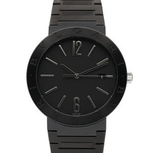 [Used] Bulgari BVLGARI Watch Bulgari Bulgari BBM41BSS AUTO Black Stainless Steel Bulgari Bulgari Men's Used A