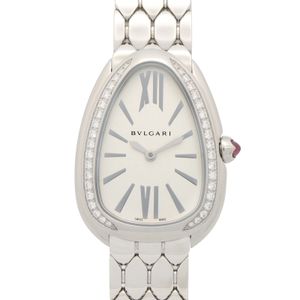 [Pre-owned] Bulgari BVLGARI watch, Serpenti Seduttori, diamond bezel, 103361, silver stainless steel, diamond.