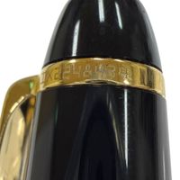 全新 ▼MONTBLANCMeisterstück Classic Pix 鋼筆,14K 金筆尖,白色星形,黑金配色,德國製造,男款