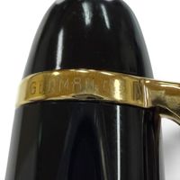 全新 ▼MONTBLANCMeisterstück Classic Pix 鋼筆,14K 金筆尖,白色星形,黑金配色,德國製造,男款