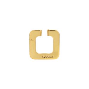 成色極佳的 Gucci 方形耳骨夾，金色金屬，1556 [二手] GUCCI