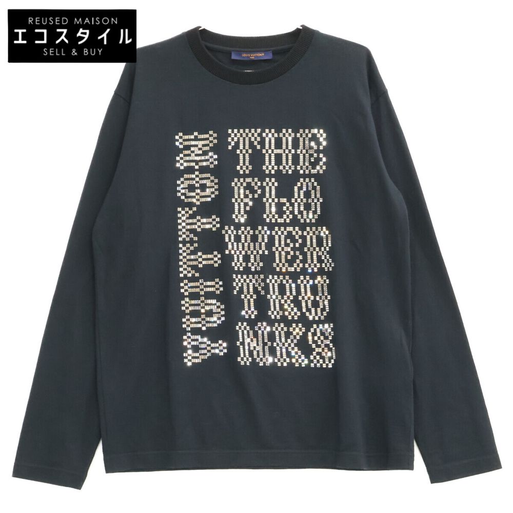 Louis Vuitton [Excellent Condition/Domestic Authorized Dealer/2024 Model] RM241M SQ6 HQY34W Embellished Long Sleeve Knit Top, Size M [Used]