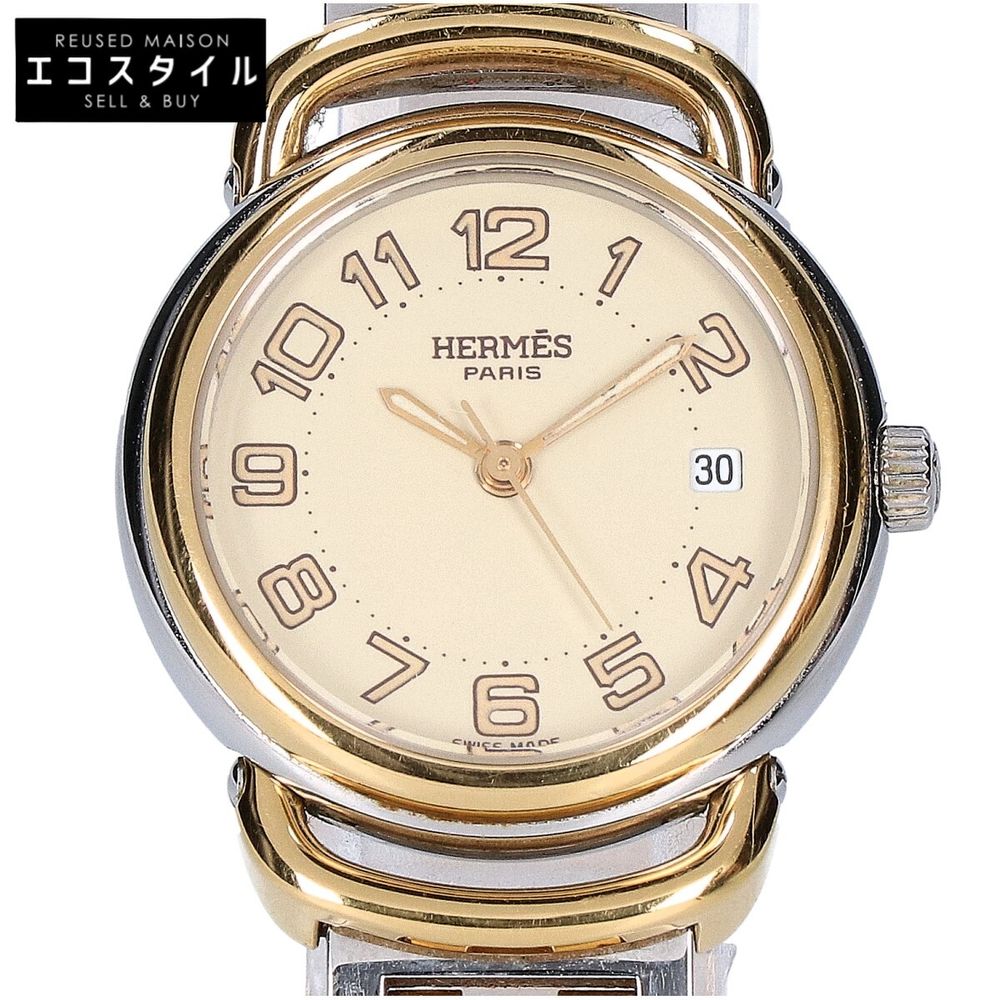 Hermes PU2.240 Pullman Date Quartz [Used]