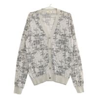 Hermes [Domestic Authorized Dealer] Horsebit Pattern Cotton Cardigan Size S [Used]