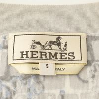Hermes [Domestic Authorized Dealer] Horsebit Pattern Cotton Cardigan Size S [Used]