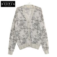 Hermes [Domestic Authorized Dealer] Horsebit Pattern Cotton Cardigan Size S [Used]