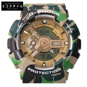 G-Shock A BATHING APE GA-110APE 25th Anniversary Quartz Analog-Digital Watch [Excellent Condition] [Used]