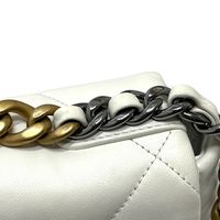 CHANEL Matelassé Chanel 19 Shoulder Bag