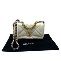 CHANEL Matelassé Chanel 19 Shoulder Bag
