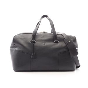 [중고] LOEWE 보스턴백 아나그램 2WAY 블랙 레더 2way 보스턴백 유니섹스 Used B