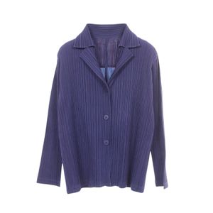 [중고] PLEATS PLEASE ISSEY MIYAKE 플리츠 코튼 재킷 여성용 Used A