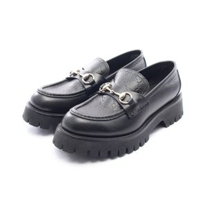 【二手】Gucci GUCCI 樂福鞋 Guccissima 馬銜扣 817306 真皮樂福鞋 女款二手 A