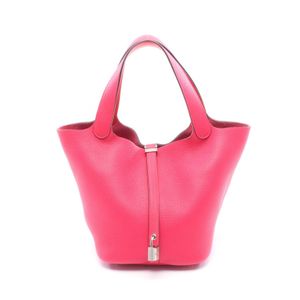 [중고] Hermes 에르메스 손가방 피코탄 락 MM 로즈 멕시코 루즈 쿠 로즈 멕시코/루즈 쿠 기타 피코탄 락 MM 에클라 로즈 멕시코/루즈 쿠