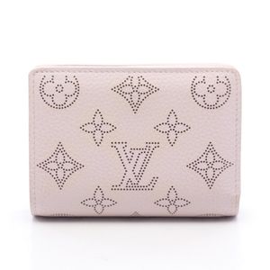 [Used] Louis Vuitton LOUIS VUITTON Bi-fold Wallet Portefeuille Claire Monogram Mahina Misty Lilac M26103 Misty Lilac Leather Portefeuille Claire