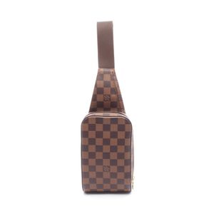 【二手】LOUIS VUITTONGeronimos 腰包/斜挎包，Damier Ebene 帆布，N51994，PVC 塗層帆布，男女通用