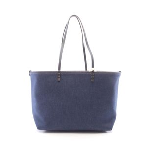 [중고] FENDI 토트백 롤 미디엄 리버시블 8BH428AWPOF0NAP 데님 레더 토트백 여성용 새상품