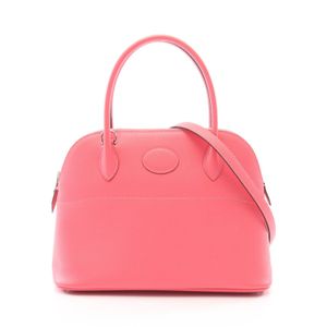 【중고】 Hermes 에르메스 손가방 볼리드 27 2WAY 041693CK 로즈 아잘레 레더 볼리드 27 로즈 아잘레 여성용 Used A