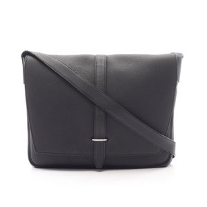 [중고] Hermes 에르메스 숄더백 스티브 라이트 블랙 레더 남성용 Used A