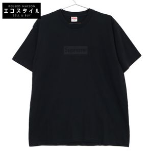 Supreme Tonal Box Logo Tee 블랙 반팔 티셔츠 M [중고]