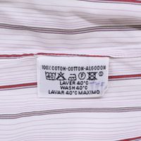 Hermes Stripe Sellier Button Dress Shirt, Size 40 [Used]