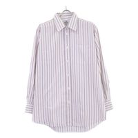 Hermes Stripe Sellier Button Dress Shirt, Size 40 [Used]