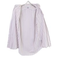 Hermes Stripe Sellier Button Dress Shirt, Size 40 [Used]