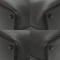 Like New Hermes Picotin Lock PM Monochrome So Black Taurillon Clemence Leather Black Z Stamp (2021) Handbag Black 1374 [Pre-owned] HERMES