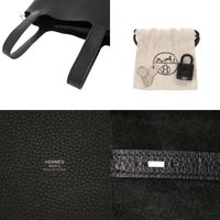 Like New Hermes Picotin Lock PM Monochrome So Black Taurillon Clemence Leather Black Z Stamp (2021) Handbag Black 1374 [Pre-owned] HERMES