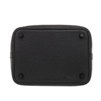 Like New Hermes Picotin Lock PM Monochrome So Black Taurillon Clemence Leather Black Z Stamp (2021) Handbag Black 1374 [Pre-owned] HERMES