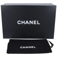 Chanel 15P G30778 X02270 Coco Mark Matelassé Beach Sandals, Size 35 [Used]