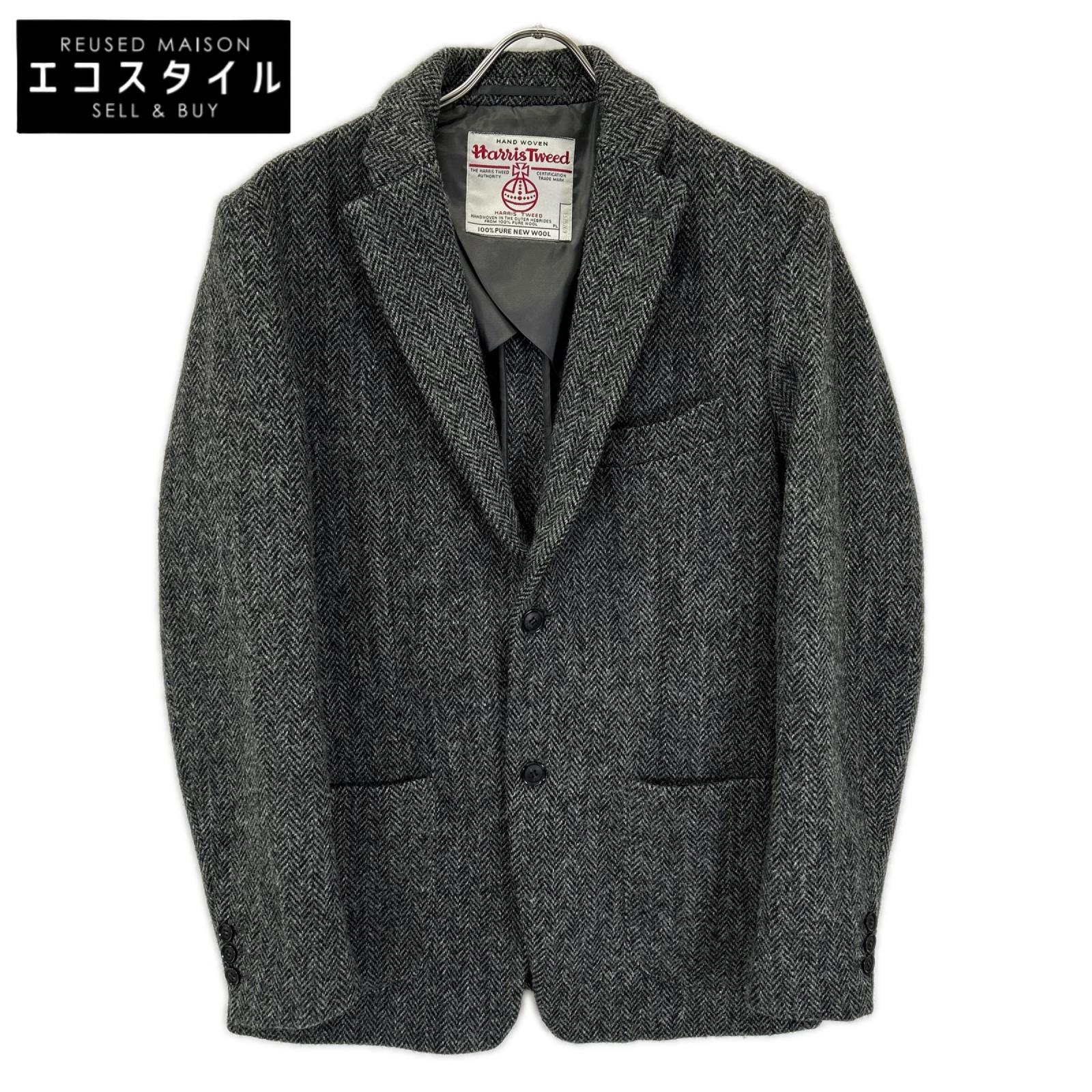 Urban Research Rosso x Harris Tweed 2-Button Tailored Jacket, Size