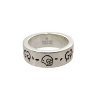 Like New Gucci Gucci Ghost Sterling Silver 925 Ring, Size 6, Silver Ring 0362 [Pre-owned] GUCCI