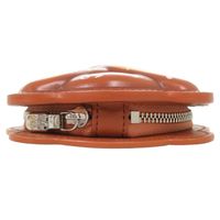 Unused Louis Vuitton LV Pretzel Monogram M03295 Leather Braun Keychain Bag Charm Brown LV 1132 [Used] LOUIS VUITTON