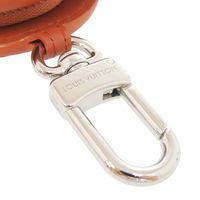 Unused Louis Vuitton LV Pretzel Monogram M03295 Leather Braun Keychain Bag Charm Brown LV 1132 [Used] LOUIS VUITTON