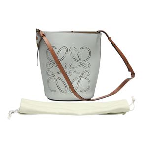 Loewe Gate Bucket Bag One-Shoulder Bag Anagram Shoulder Bag
LOEWE Grey [Used]