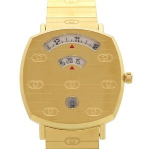 全新未使用 Gucci Grip 157.4 YA157403 SS 金色石英錶 1414 [二手] GUCCI